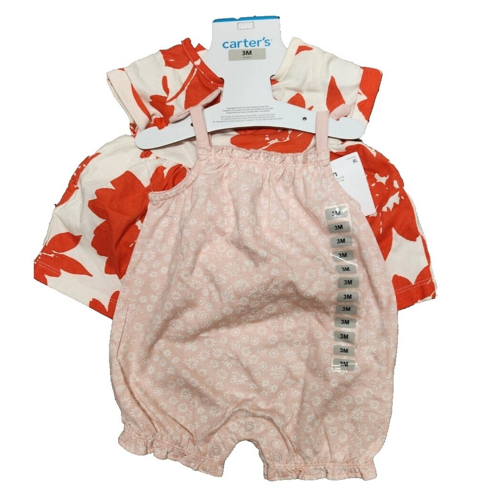 NWT Carter's Girls 2‎ Piece Outfit 9M Floral